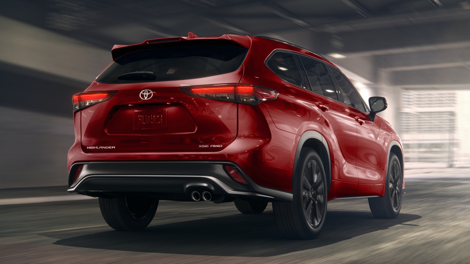 2026 Toyota Highlander exterior side profile at Claremont Toyota in Los Angeles County