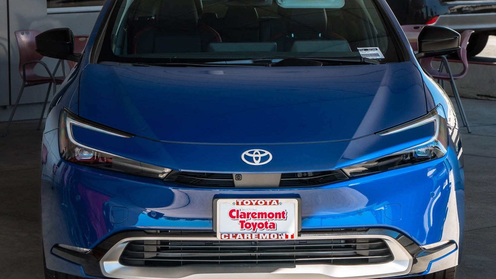 2026 Toyota Prius exterior front three-quarter view at Claremont Toyota in Los Angeles County