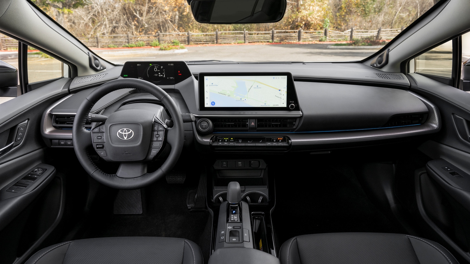 2026 Toyota Prius interior dashboard at Claremont Toyota in Los Angeles County