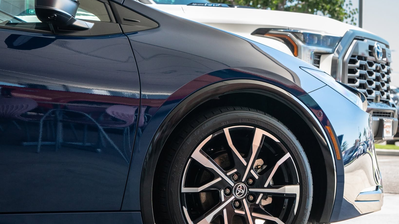 2026 Toyota Prius exterior side profile at Claremont Toyota in Los Angeles County