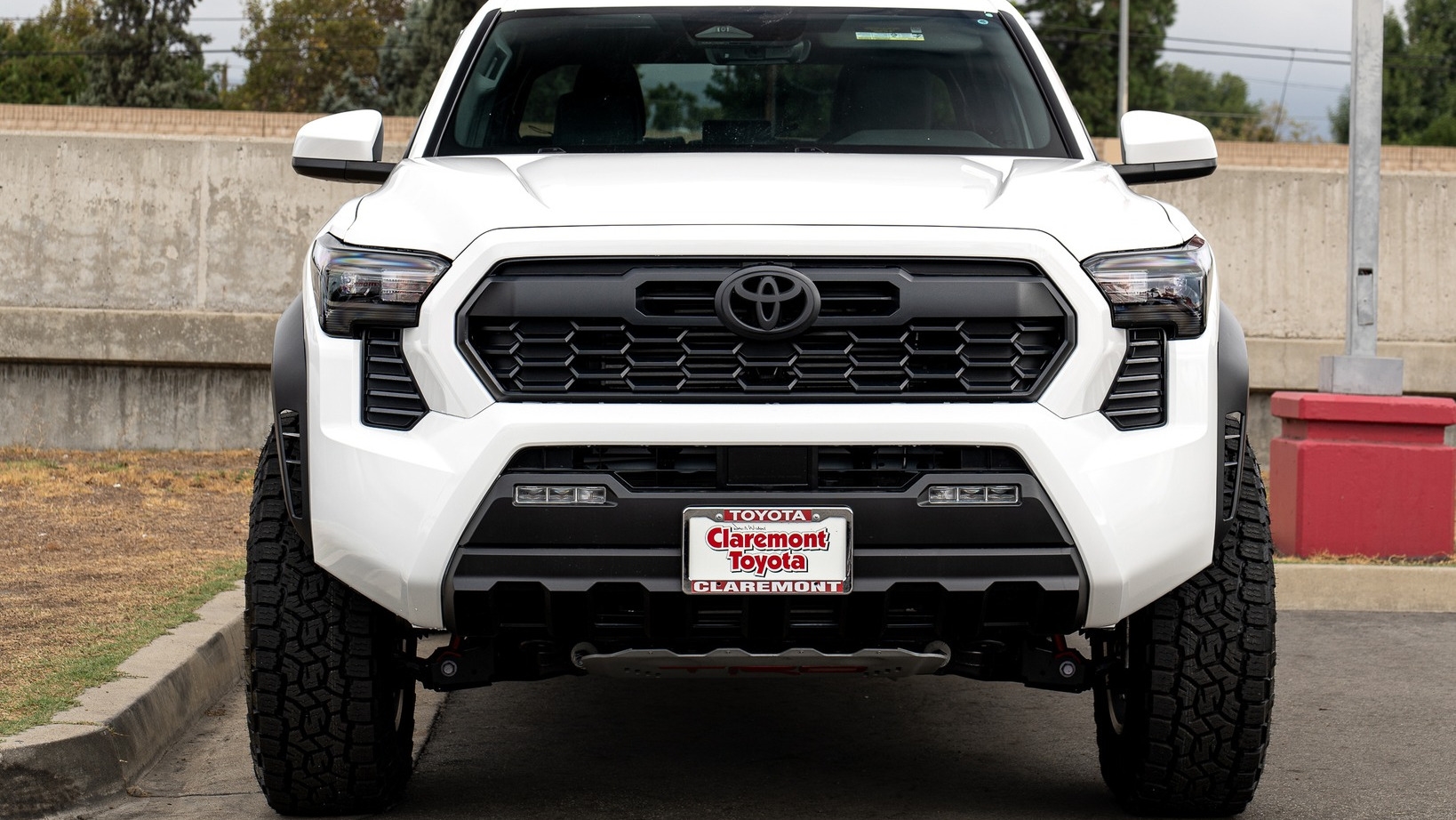 2026 Toyota Tacoma exterior front three-quarter view at Claremont Toyota in Los Angeles County