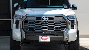 2026 Toyota Tundra exterior front three-quarter view at Claremont Toyota in Los Angeles County
