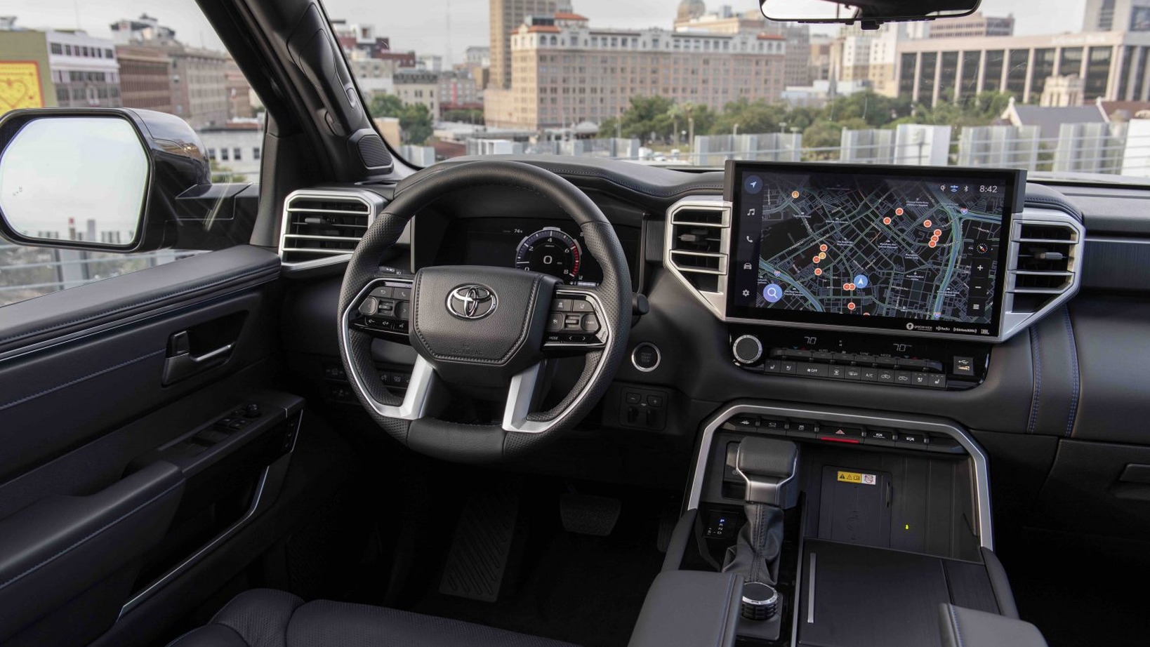 2026 Toyota Tundra interior dashboard at Claremont Toyota in Los Angeles County