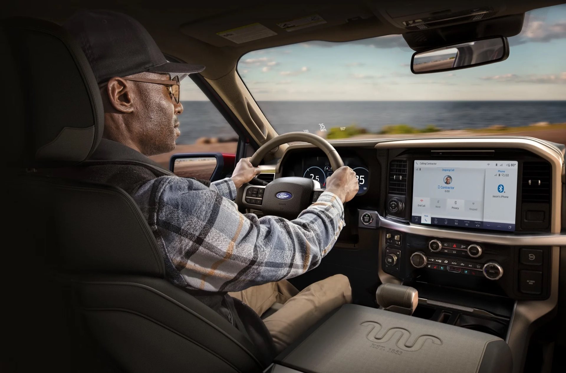 2026 Ford F-150 12-inch center display with SYNC 4