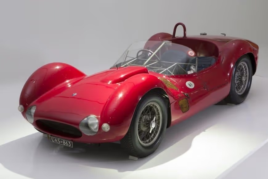 Maserati Birdcage on display