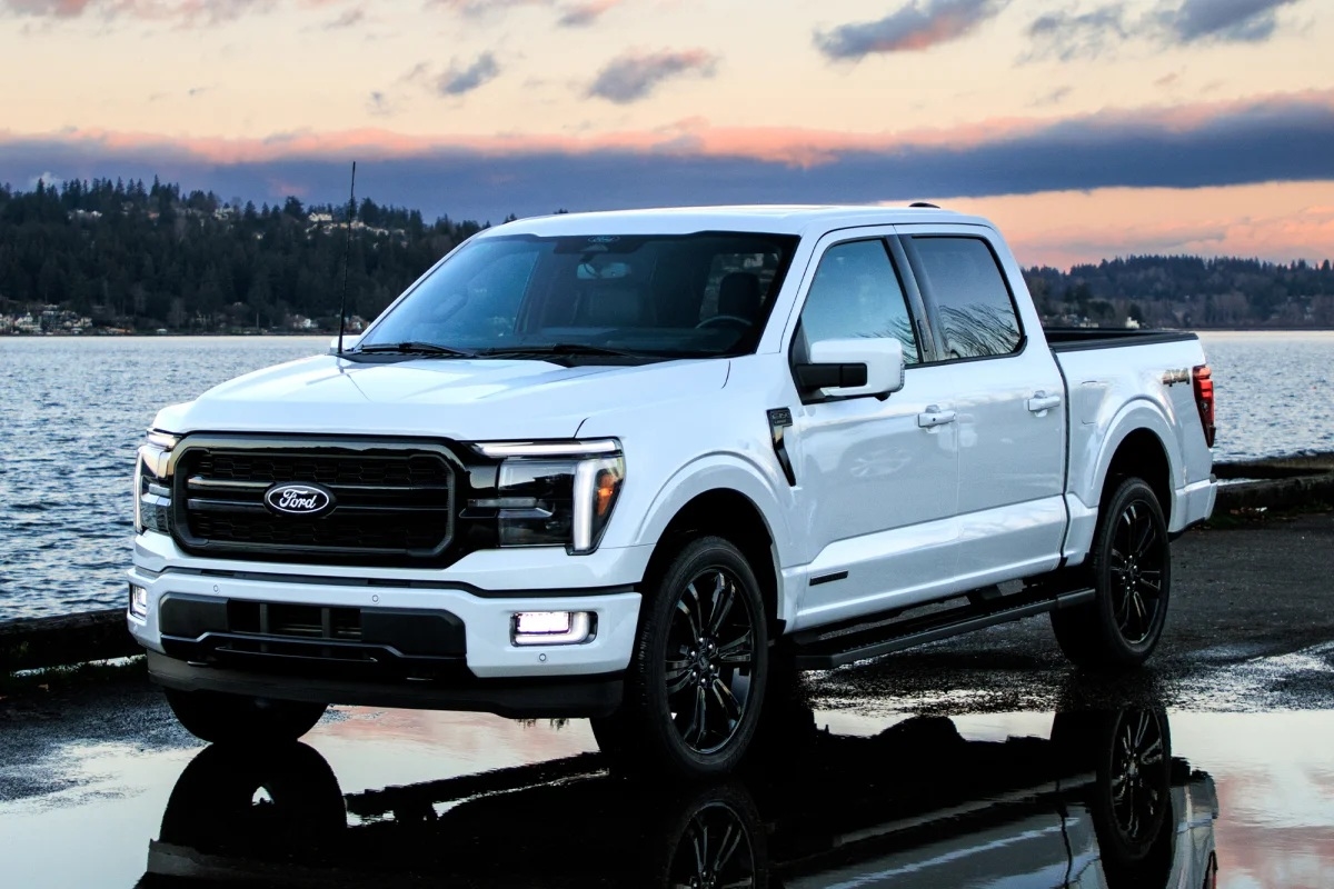 2026 Ford F-150 in front three-quarter view