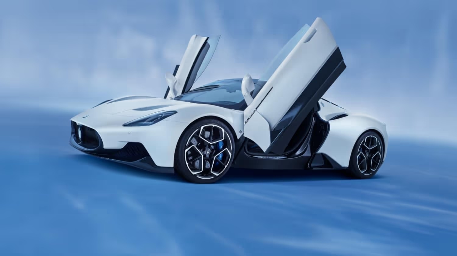 2024 Maserati MC20 with butterfly doors