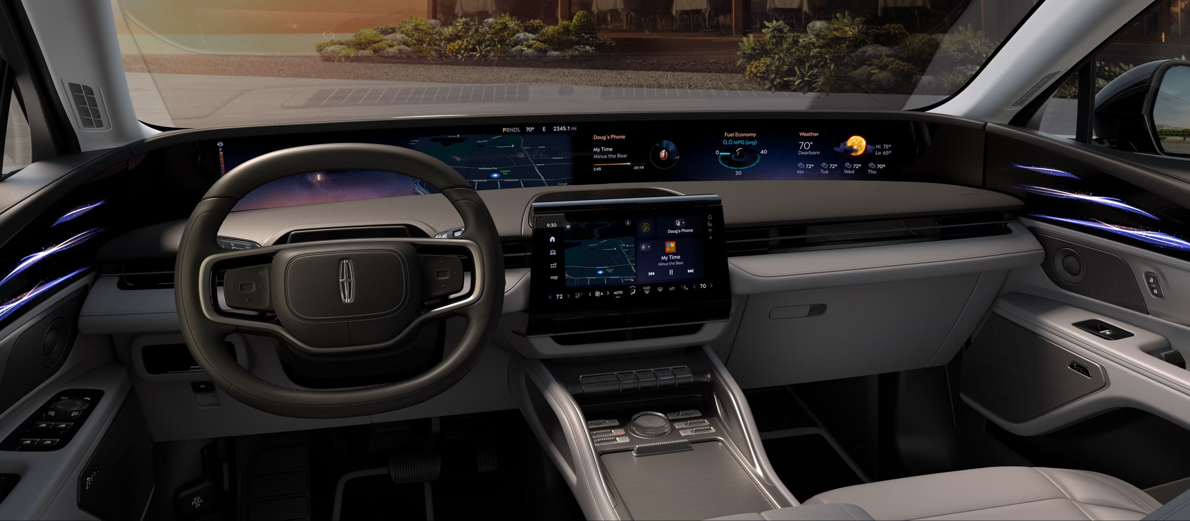 Interior of the 2026 Lincoln Nautilus