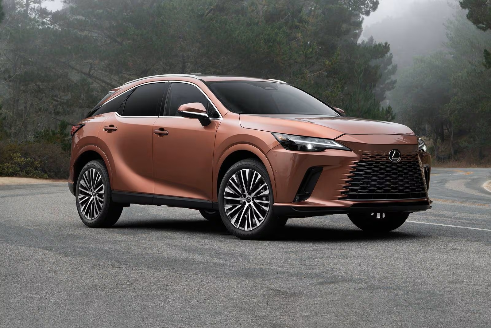 2026 Lexus RX 350h, front three-quarter view