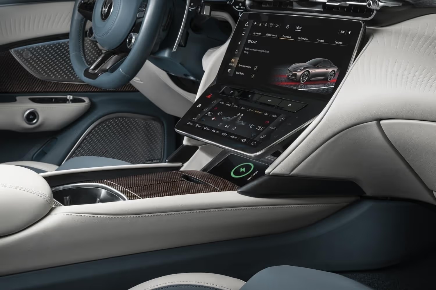 Maserati GranCabrio Folgore - Wireless charging