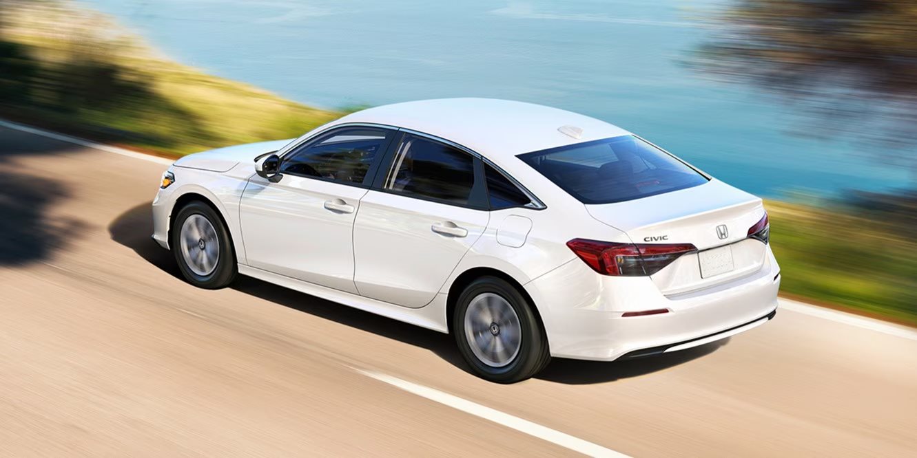 2026 Honda Civic exterior action driving shot