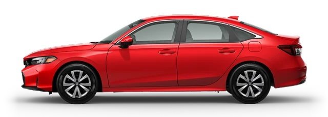 2026 Honda Civic LX trim, Rallye Red, Clarksville TN