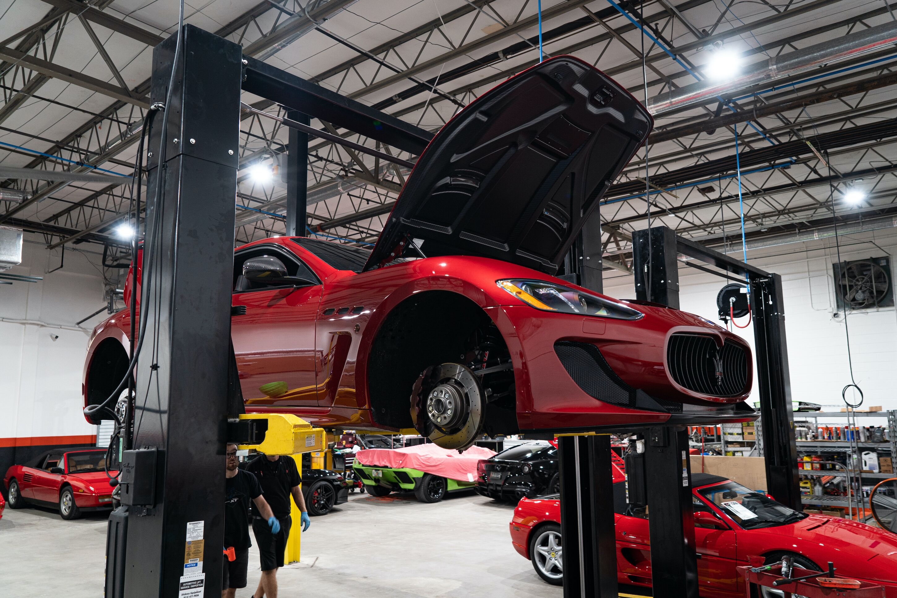 Front and rear brake service at Maserati of Central New Jersey