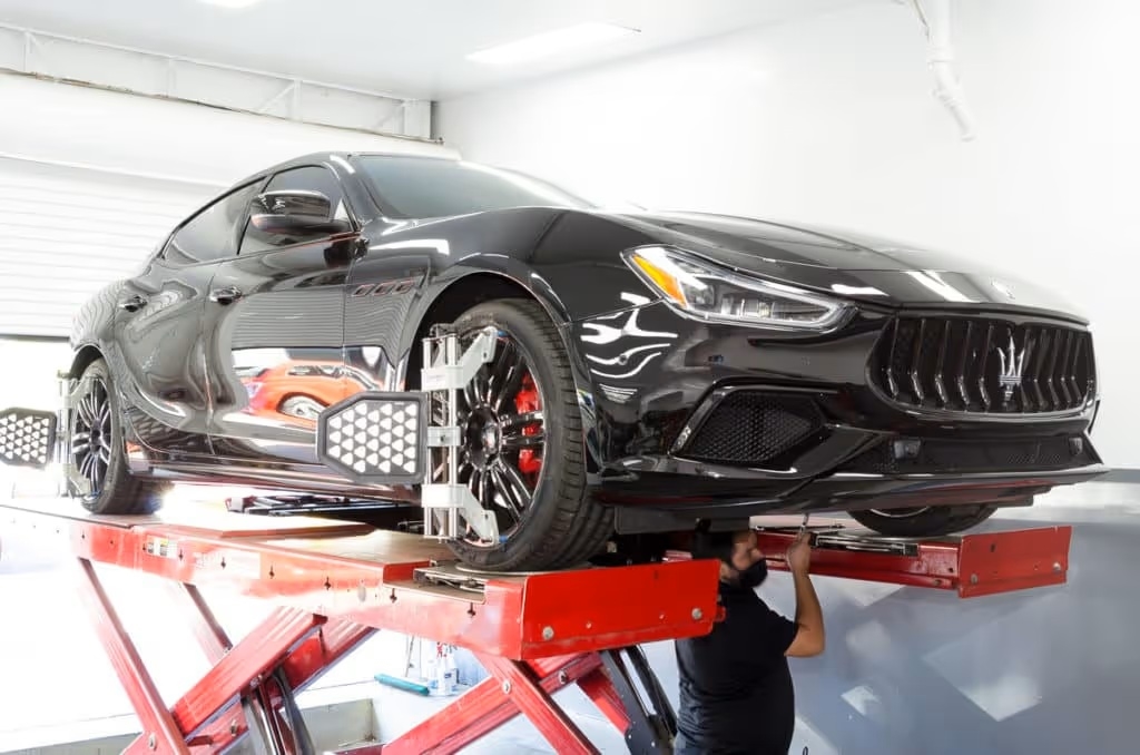 Maserati wheel alignment special at Maserati of Central New Jersey