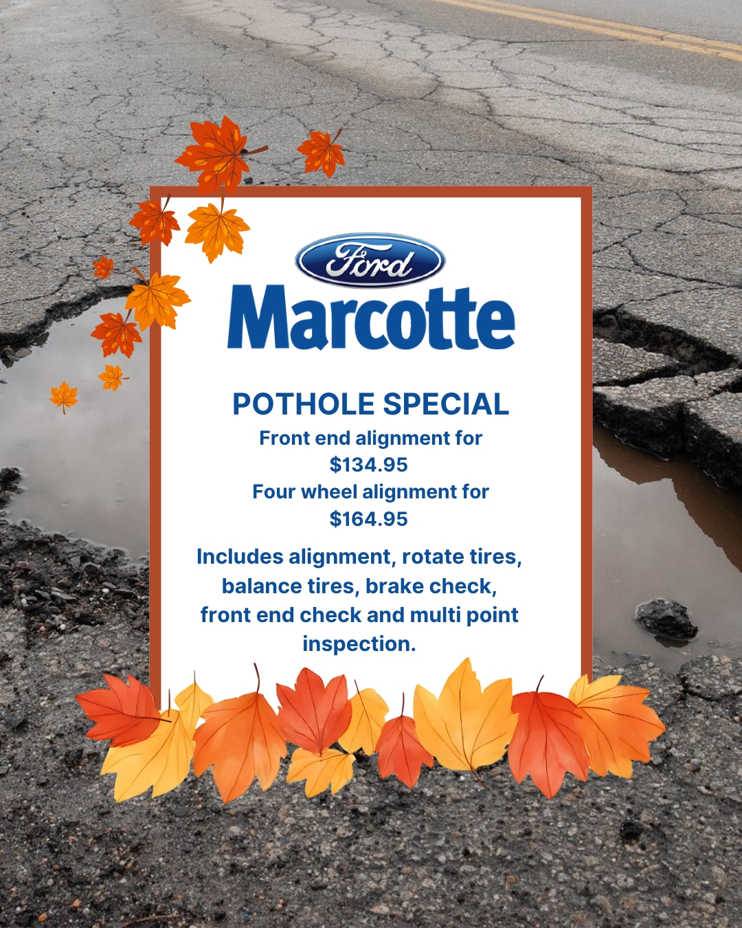 Pothole Special