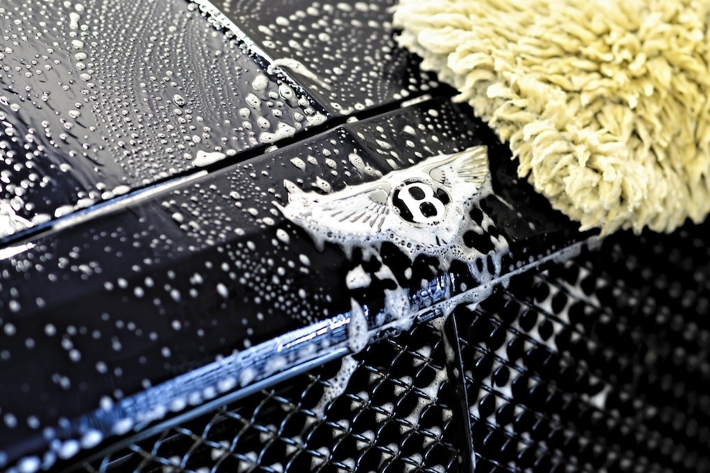 Complimentary wash and vacuum with every Bentley service