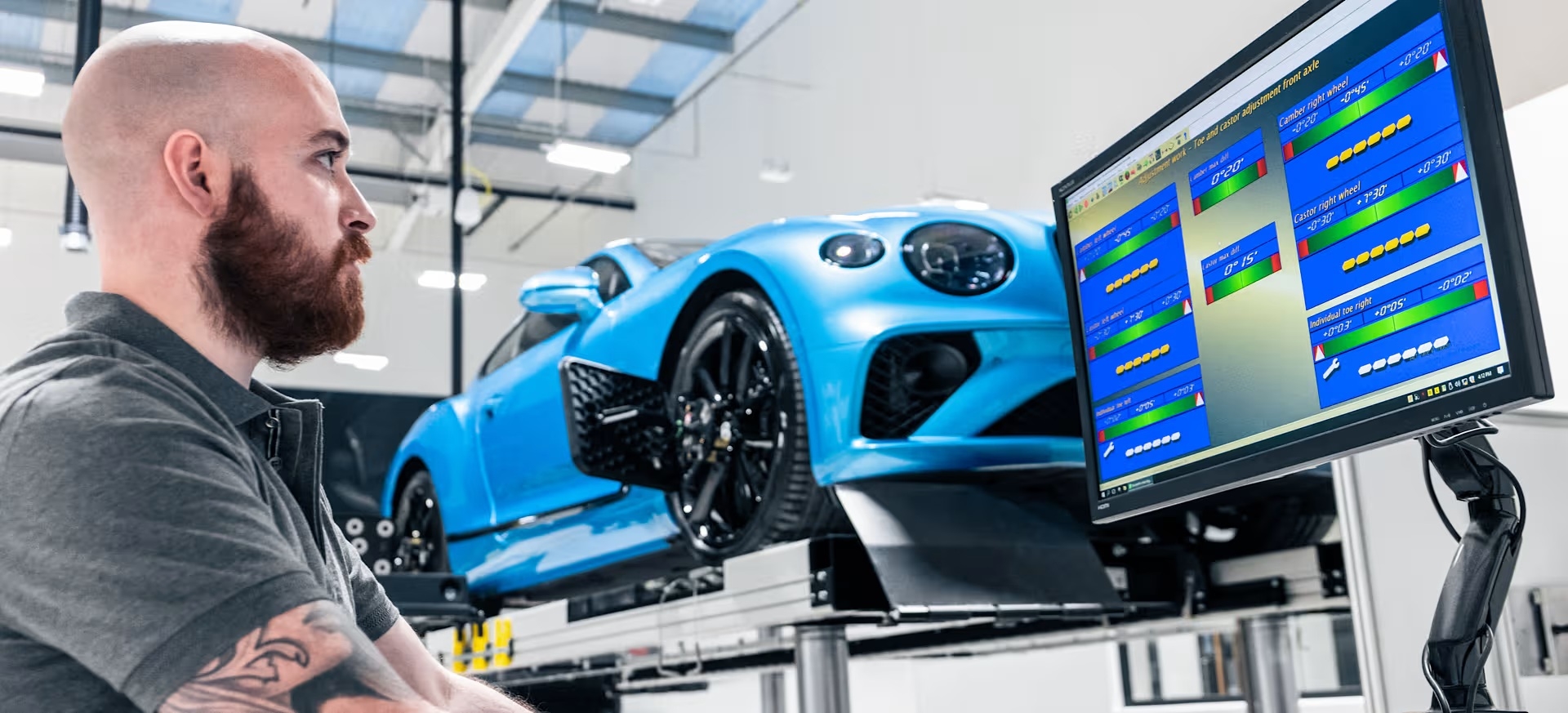 Bentley wheel alignment and tire service at Bentley Jacksonville