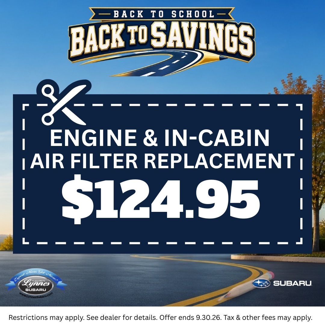 Engine & In Cabin Air Filter