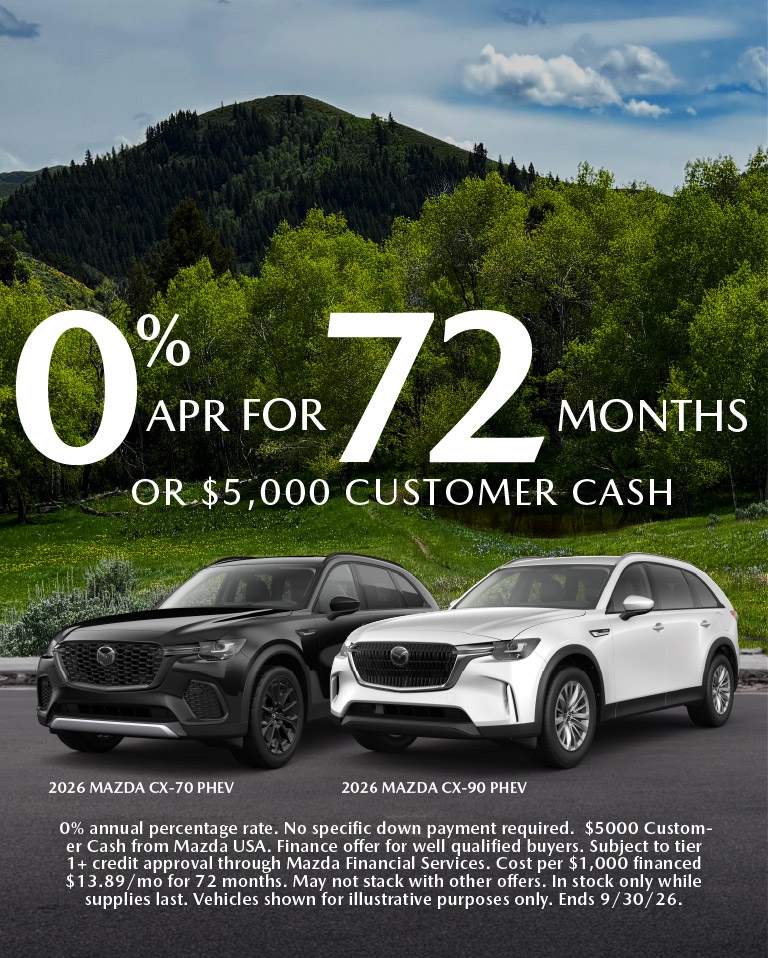 Mazda Cx 70 and Cx 90 Specials
