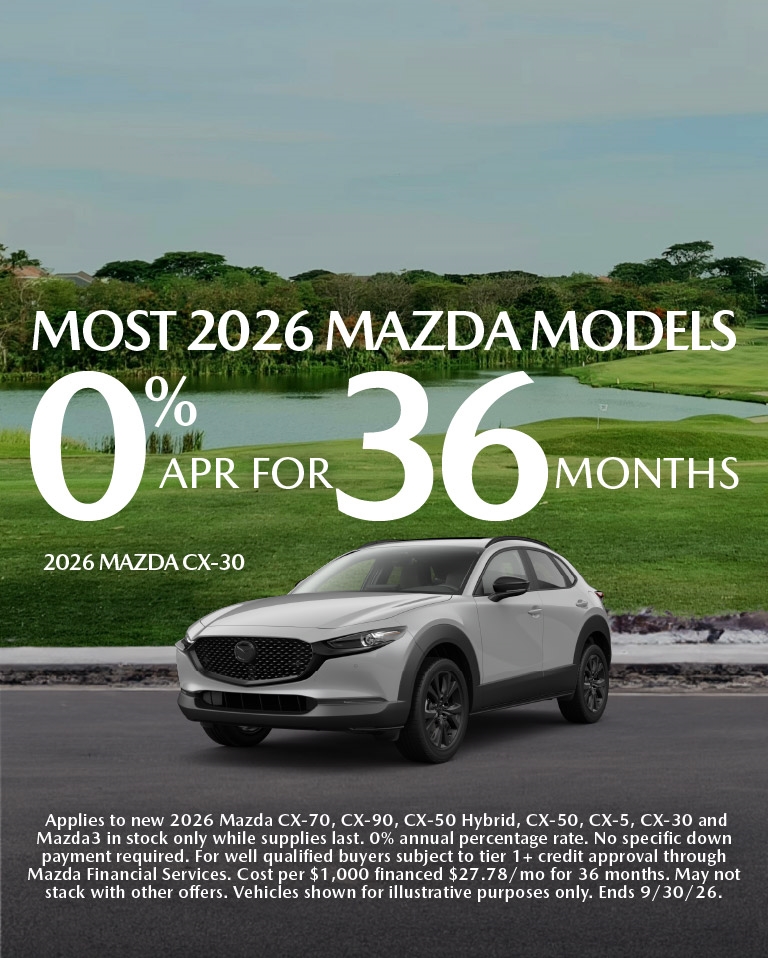 Mazda Cx 70 and Cx 90 and Cx 50 and Cx 5 and Cx 30 and Mazda3 Specials