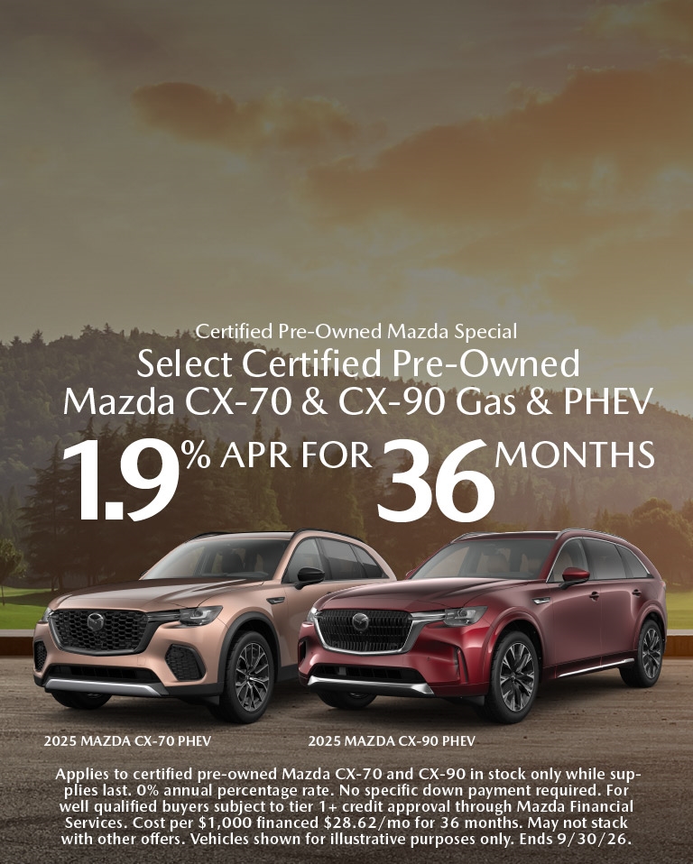 Mazda Cx 70 and Cx 90 Specials