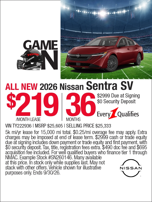 Nissan Sentra Specials