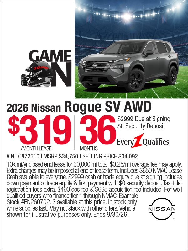 Nissan Rogue Specials