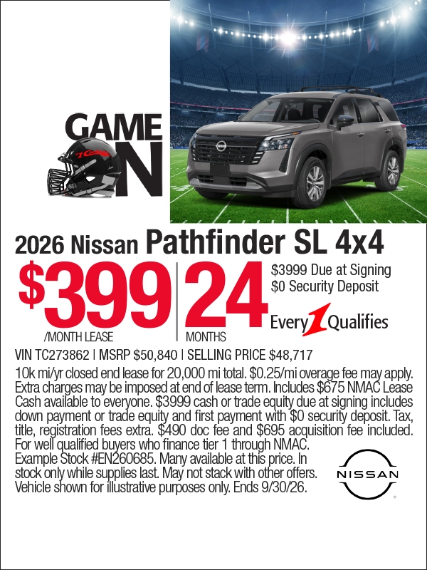 Nissan Pathfinder Specials