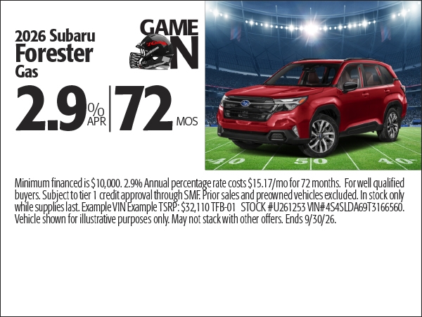 Subaru Forester Specials