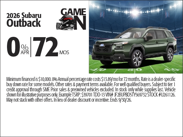 Subaru Outback Specials