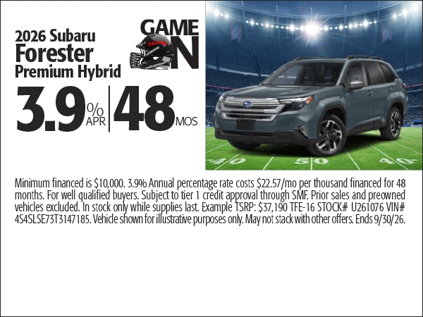 Subaru Forester Specials