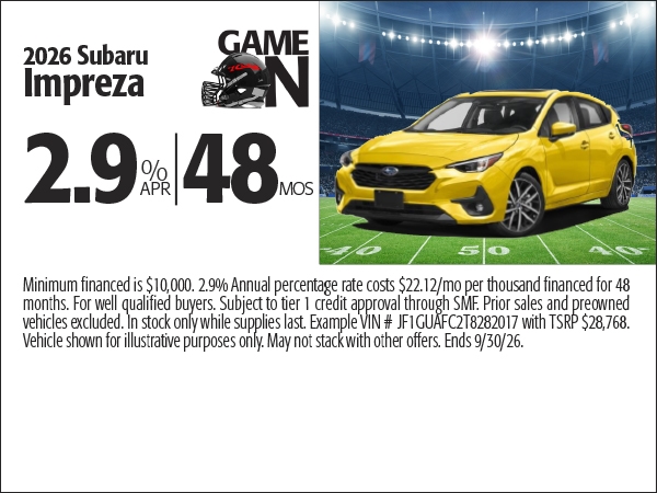 Subaru Impreza Specials