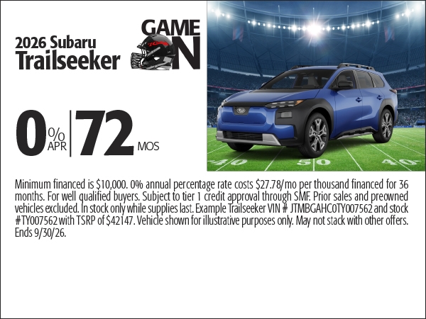 Subaru Trailseeker Specials