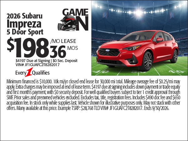 Subaru Impreza Specials