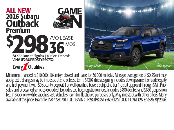 Subaru Outback Specials