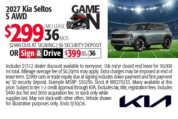 Kia Seltos Specials