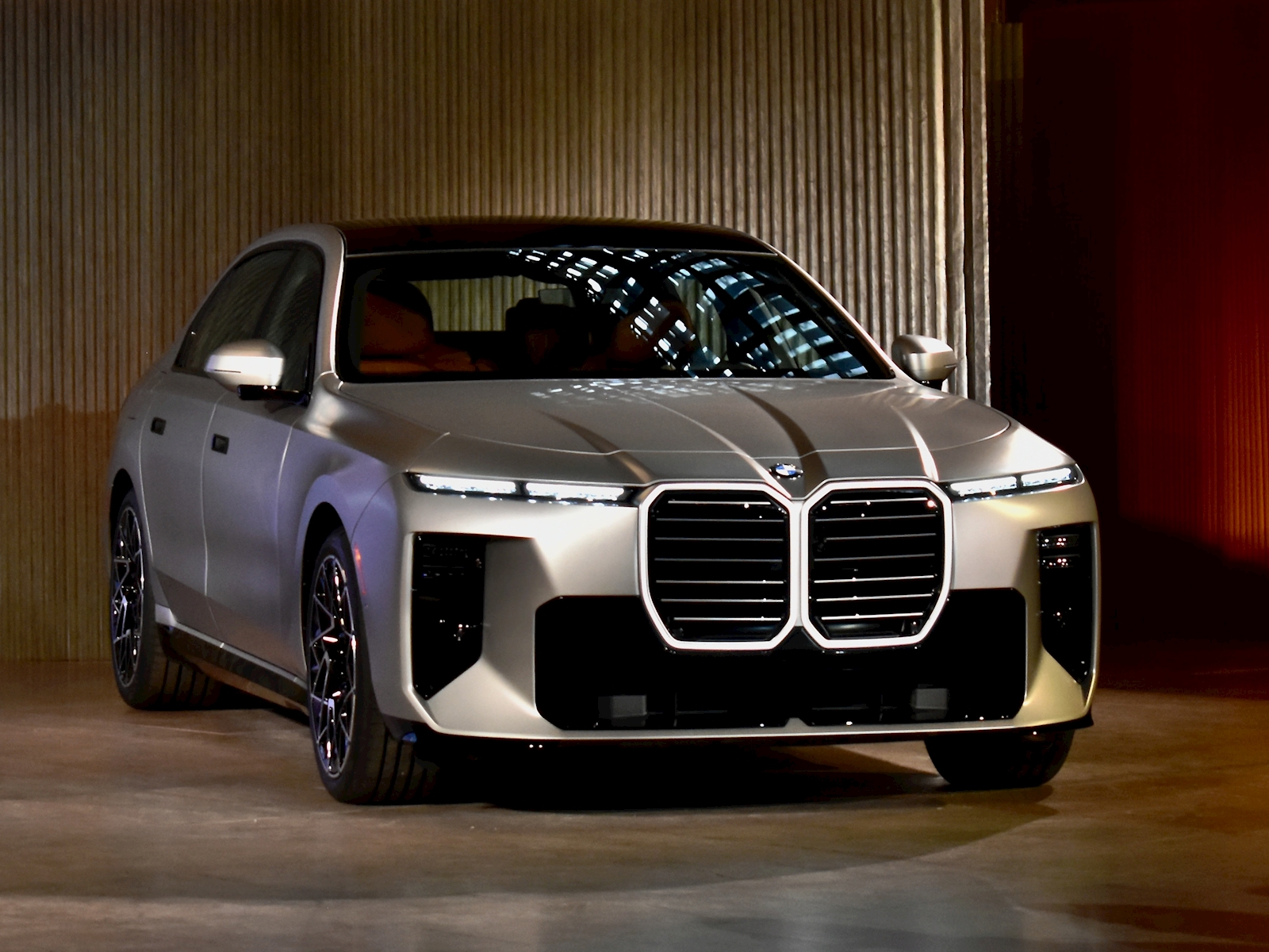 2027 BMW 7 Series sedan, front three-quarter view, at BMW of Darien in Darien, CT