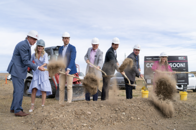 Planet Automotive Group and Genesis leadership participate in the groundbreaking ceremony for Genesis of Denver North in Broomfield, Colorado