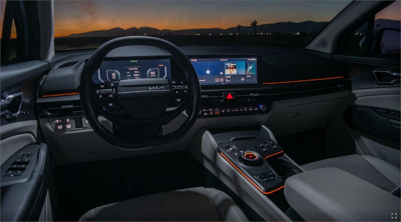 Kia Interior and Dashboard