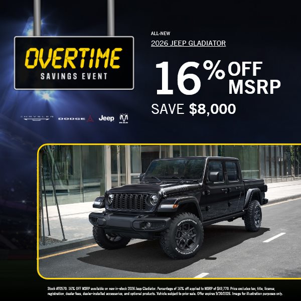 2026 Jeep Gladiator