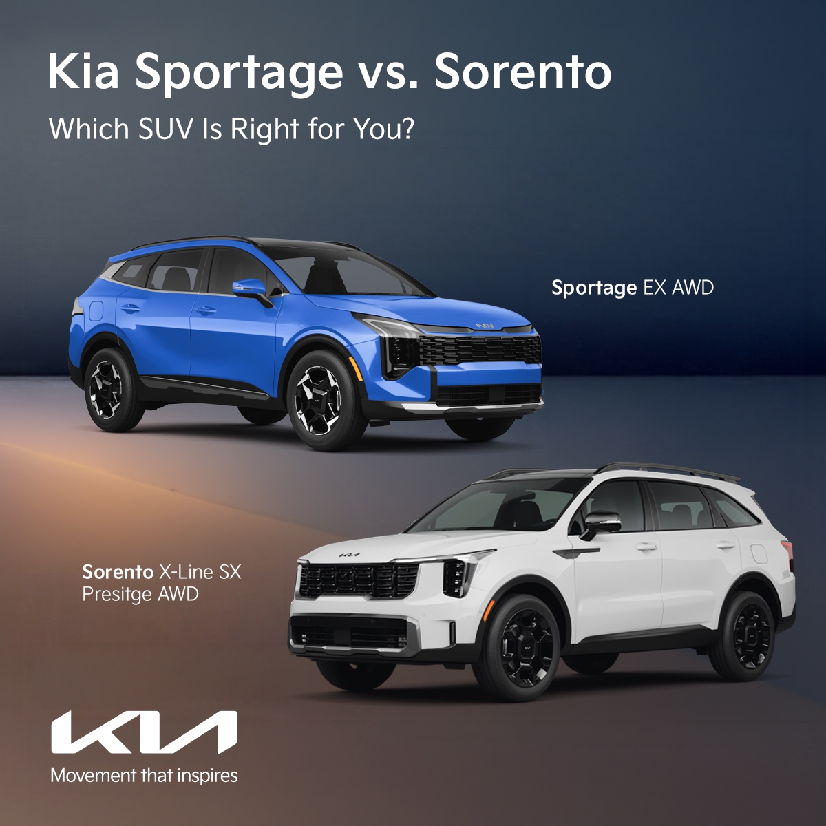 Kia Sportage vs. Sorento: Which SUV Is Right for You?