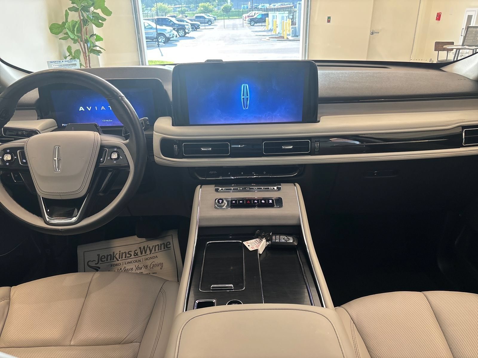 Front cabin of a used 2025 Lincoln Aviator Reserve at Jenkins and Wynne Lincoln