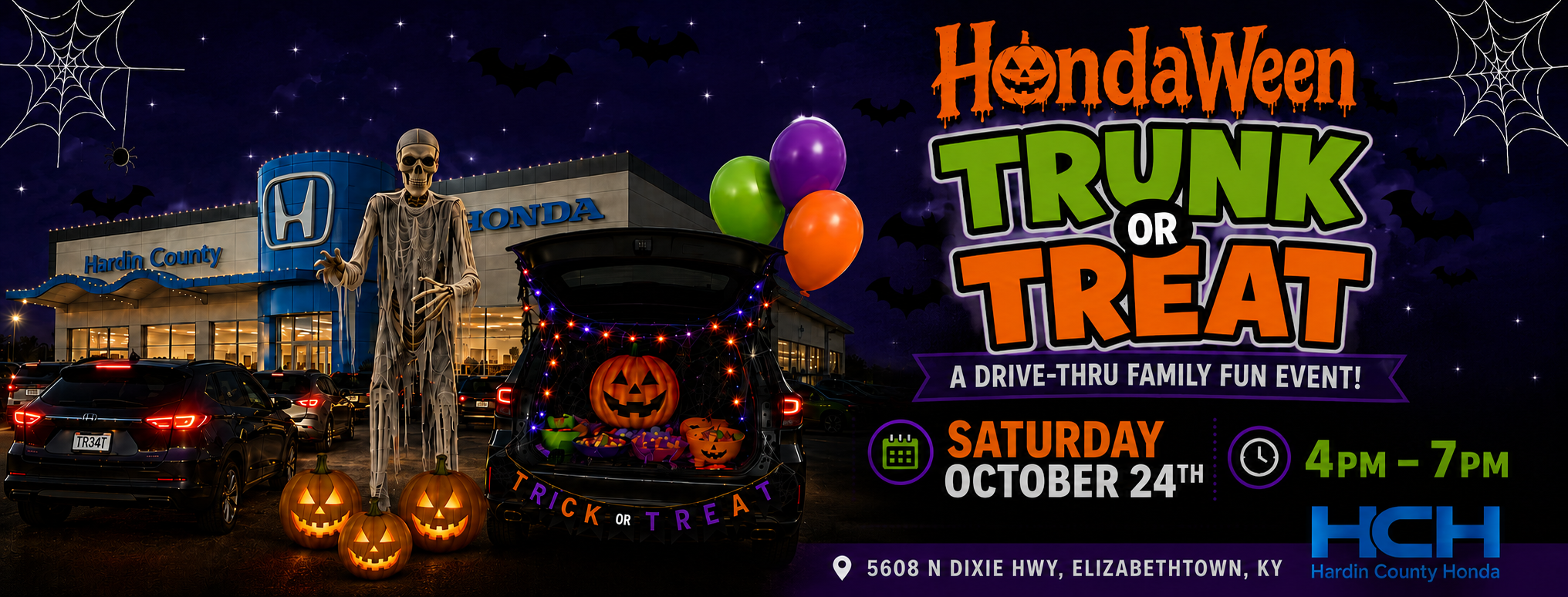 HondaWEEN Halloween event at Hardin County Honda in Elizabethtown, Kentucky