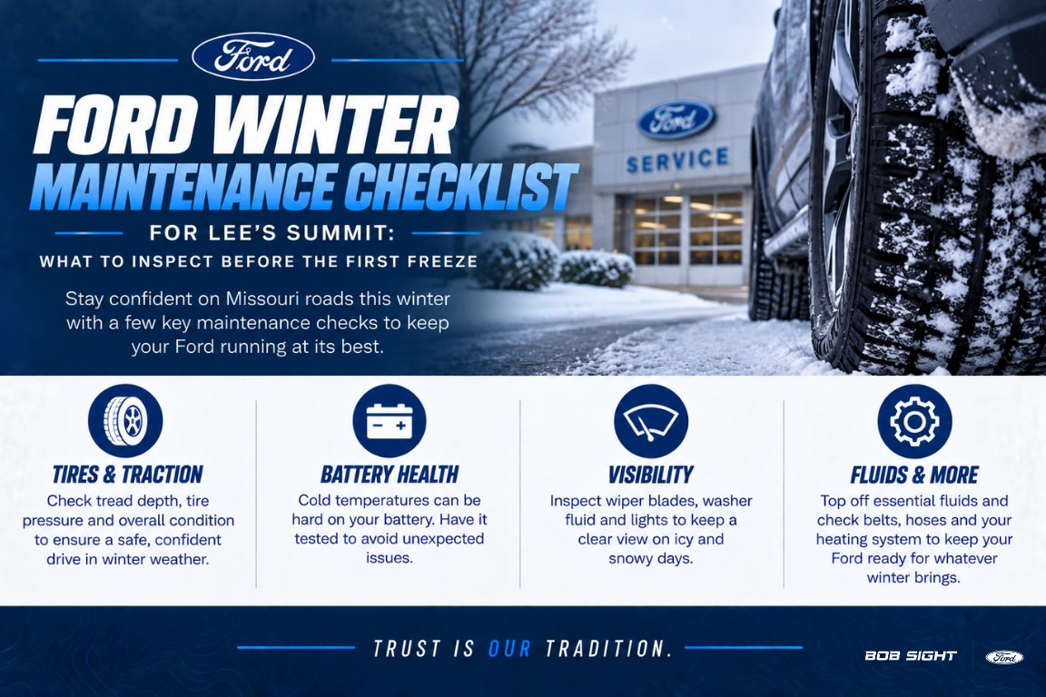 Ford Winter Maintenance Checklist for Lee's Summit Drivers