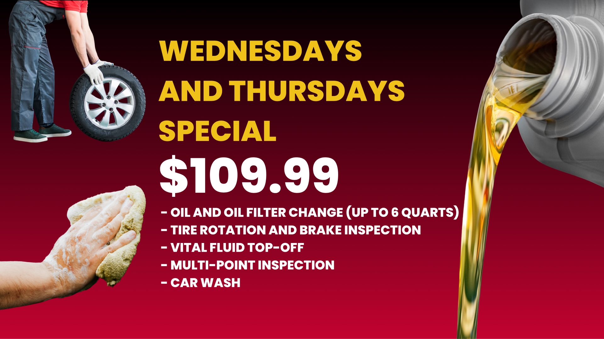 Wednesdays & Thursdays Special