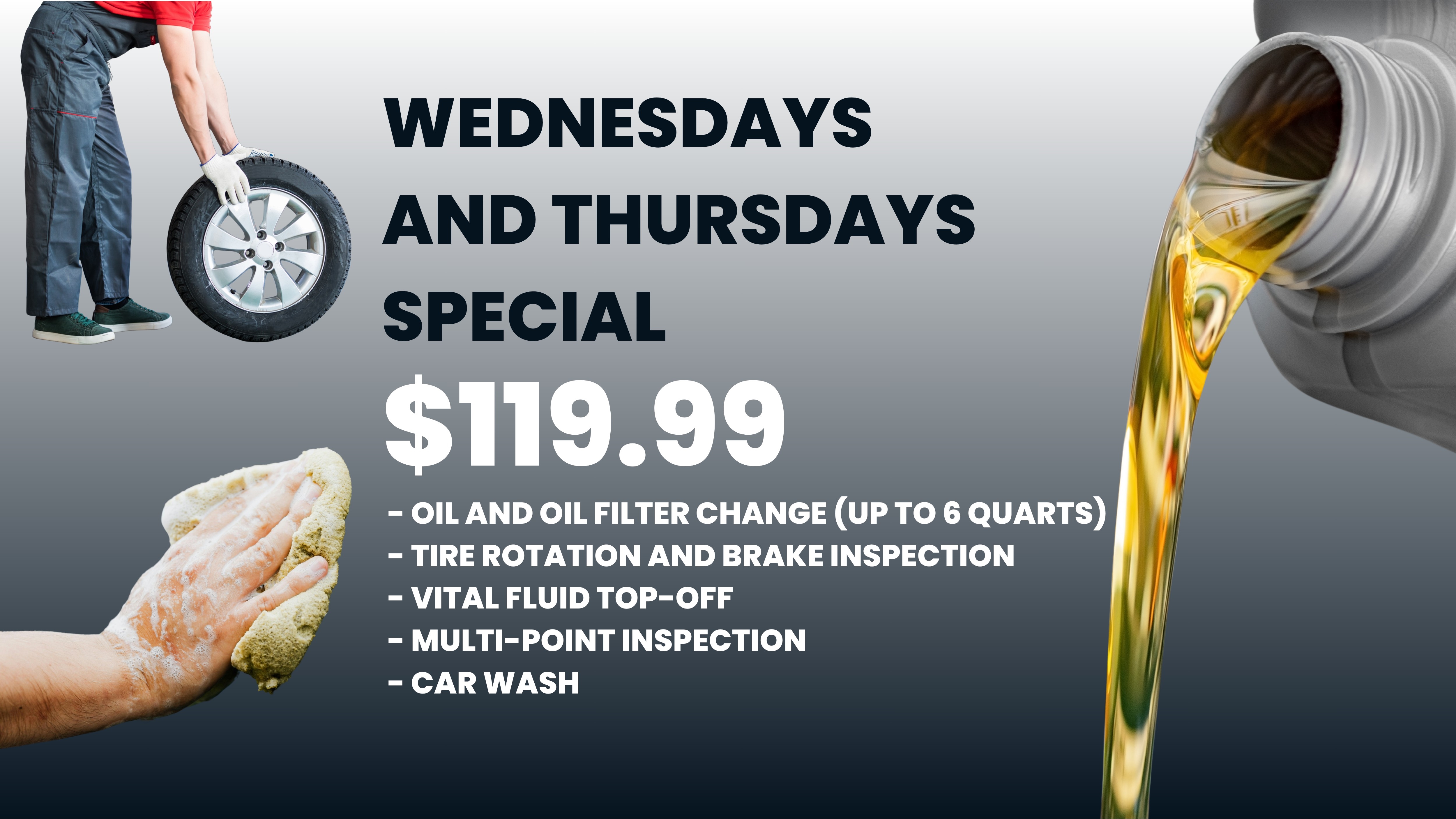 Wednesdays & Thursdays Special