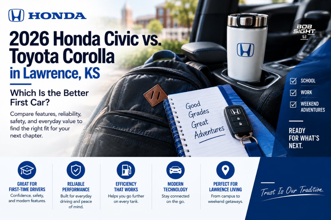2026 Honda Civic vs Toyota Corolla in Lawrence, KS