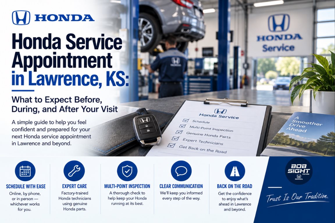 Honda Service Appointment in Lawrence, KS: What to Expect