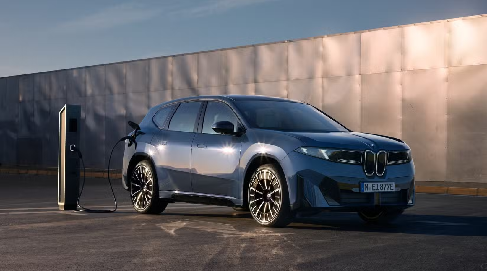 2027 BMW iX3 50 xDrive front three-quarter view
