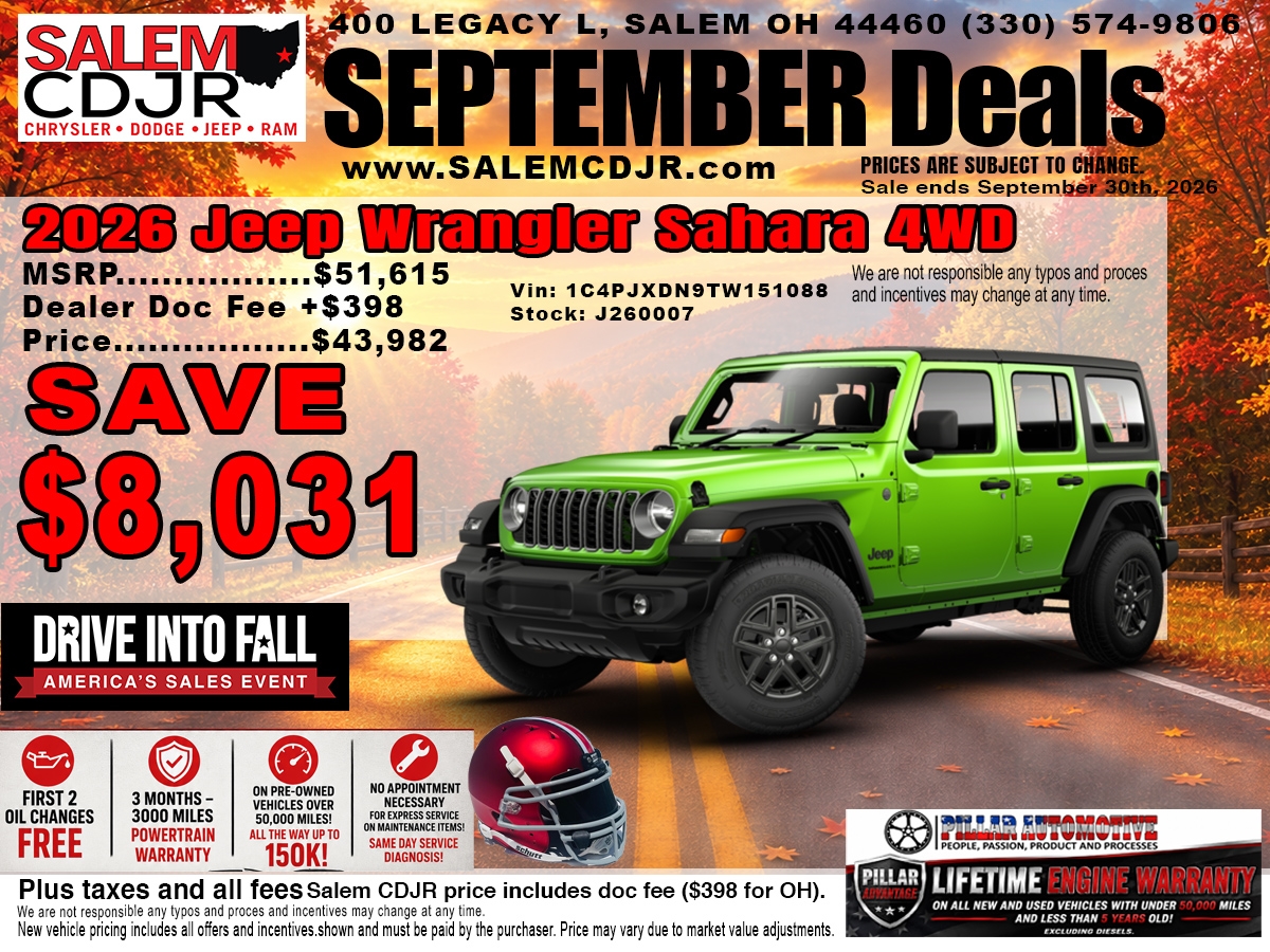 Jeep Wrangler Sport S 4WD Special